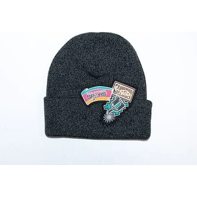 Mitchell & Ness Logo Patch Knit HWC San Antonio Spurs Black