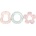 Lorelli Комплект гризалки Lorelli Baby Care - Iceberg green/Мellow rose, 3 броя (10210380005)