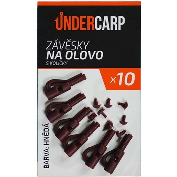 UnderCarp Závesky na olovo s kolíčkami 10 ks