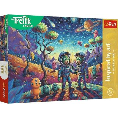 Trefl Rodina Treflíkovcov Vesmírne fantázie 100 dielov
