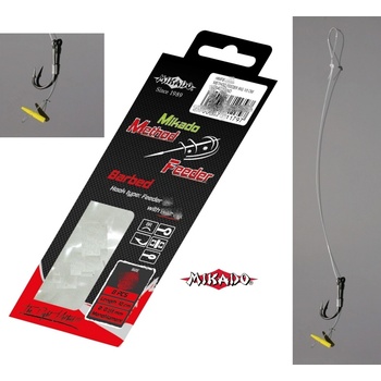 Mikado Náväzec Method Feeder RIG 10 cm PUSH STOP 0,28 mm veľ.6 8 ks