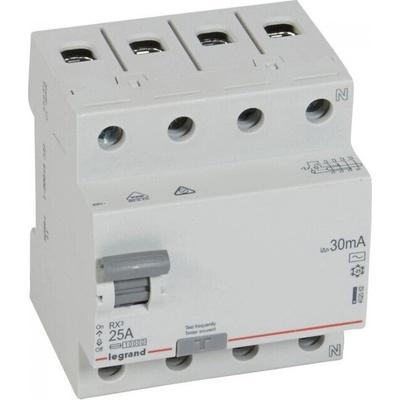 Legrand Дефектно токова защита RX-3 4Р 25А 30mA 6kA - Legrand (402062)