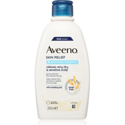 Aveeno Skin Relief upokojujúci šampón pre suchú a citlivú pokožku hlavy 300 ml