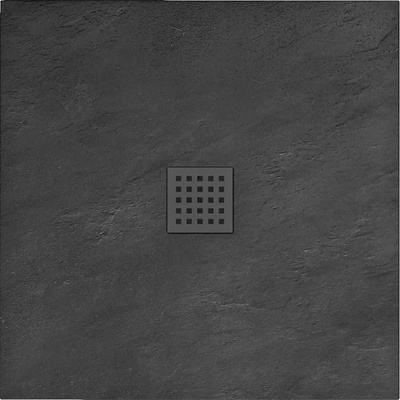 Rea КОРИТО ЗА ДУШ КАБИНА Rea Black Rock 90x90 (REA-K4581)