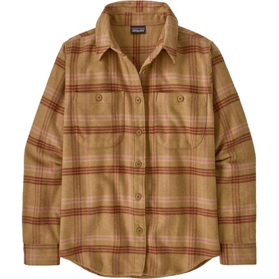 Patagonia Дамска риза с копчета Patagonia Women's Fjord Flannel Shirt - Old Spruce: Nest Brown - размер XS (133-1066-0711)