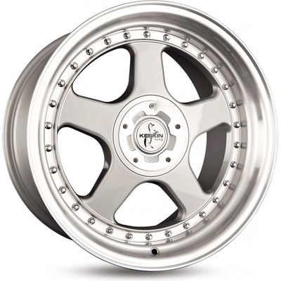 Keskin KT1 10x18 5x112 + 120 ET18 silver lip polished