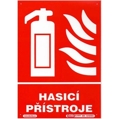 tabulka - HASICÍ PŘÍSTROJ 210x297mm (A4) PH