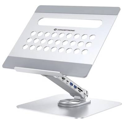 Conceptronic Док/стойка за преносими компютри - DONN27G (USB-C към HDMI/USB-C PD/USB 3.0/SD/TF) (DONN27G)