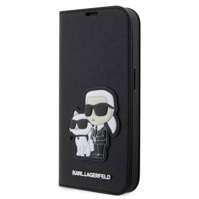 KARL LAGERFELD Черен калъф Guess за устройство Apple iPhone 14 Pro KLBKP14LSANKCPK (127869) (127869)