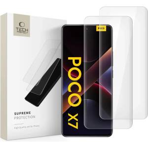Tech-Protect GLASS UV+ 2-брой закалени защитни стъкла за Xiaomi Redmi Note 14 Pro 4G / 5G / 14 Pro+ Plus 5G / Poco X7 5G прозрачен (5906302361410)
