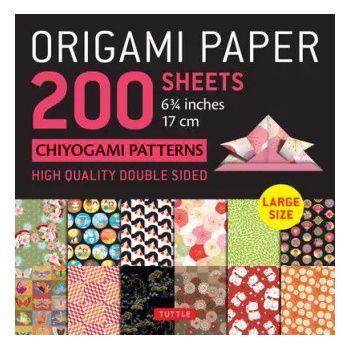 Tuttle Publishing Origami Paper 200 sheets Chiyogami Patterns 6 3/4" (17cm) | Tuttle Publishing