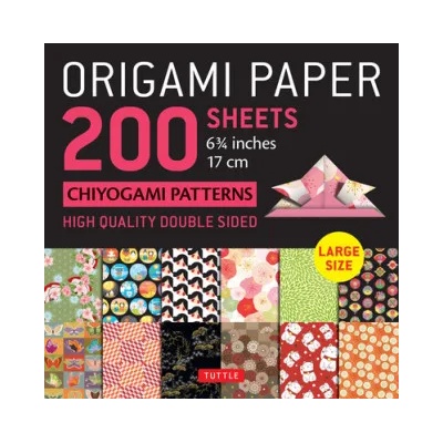 Tuttle Publishing Origami Paper 200 sheets Chiyogami Patterns 6 3/4" (17cm) | Tuttle Publishing