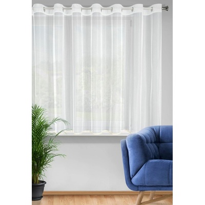 ZÁCLONA CASSIE 300X150 CM BIELA