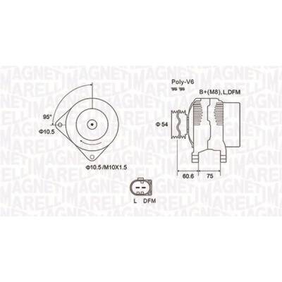 generátor MAGNETI MARELLI 063731757010