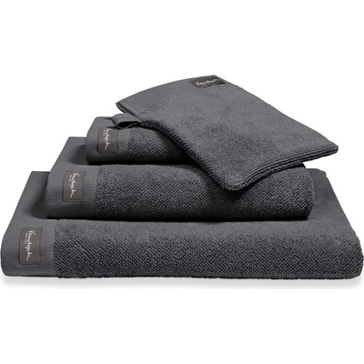 Vandyck uterák Home UNI Off Black 90x180 cm