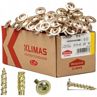 KLIMAS Skrutka do dreva 8x40 WKCP WKCP-08040