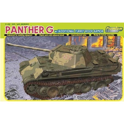 Dragon Panther G w/turret roof armor Model Kit tank 6913 1:35