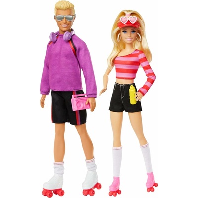 Mattel Barbie Barbie a Ken na bruslích HXK90