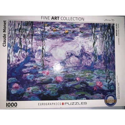 EuroGraphics Claude Monet Lekníny Waterlilies 1000 dílků