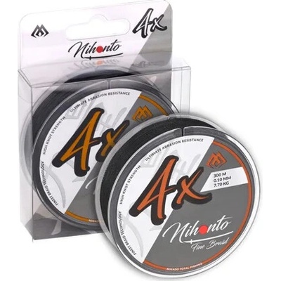 Mikado šnúra Nihonto Fine Braid Black 300m 0,30mm 29,6kg