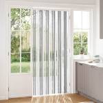 vidaXL Мрежа против насекоми Шенил Сив и бял 100 x 220 cm 100% ПП (42034458)