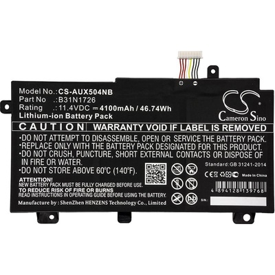 Cameron Sino Батерия за лаптоп ASUS FX504, TUF Gaming A15 FA506IC-HN075W, TUF Gaming FX505DD-AB71-CA, B31BN91 LiPo 11.4V 4100mAh CAMERON SINO