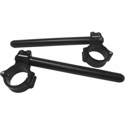 ACCOSSATO Pair of raised clip-on ACCOSSATO CP004 + 20 mm 10 degrees inclination, black