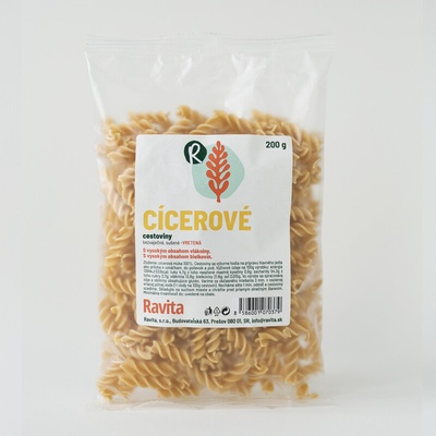 Ravita Cícerové cestoviny Fusilli 200 g