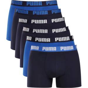 PUMA Комплект от шест - мъжки боксерки Puma сини Puma | Sin | МЪЖЕ | XL