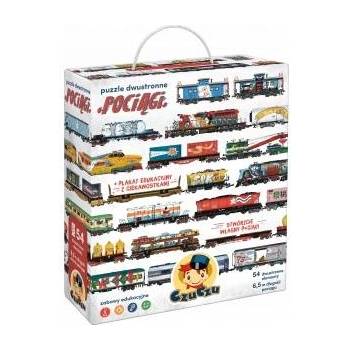 CzuCzu Double-sided Puzzle Trains 54 double-sided pieces ZA5558 technique
