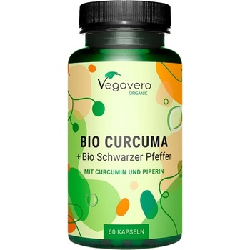 Image 1 of Vegavero Bio Curcuma + Black Pepper 400 mg [60 капсули]