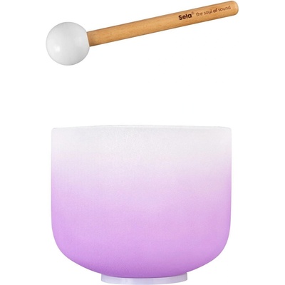 Sela Crystal Chakra Кристална пееща купа 8" Violet (SECCU8B)