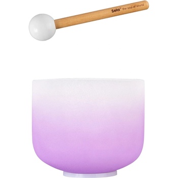 Sela Crystal Chakra Кристална пееща купа 8" Violet (SECCU8B)