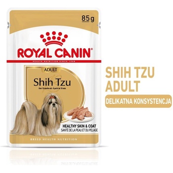 Royal Canin Shih Tzu Adult 12x85g мокра храна - пастет, за възрастни кучета от породата Ши-Цу