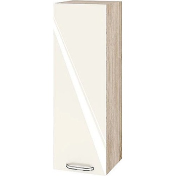 Image 1 of ИРИМ Висок горен кухненски шкаф Сити АРФ-Крийм гланц-11-115 30/30/90 см