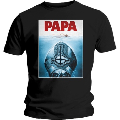 Ghost tričko Papa Jaws čierne