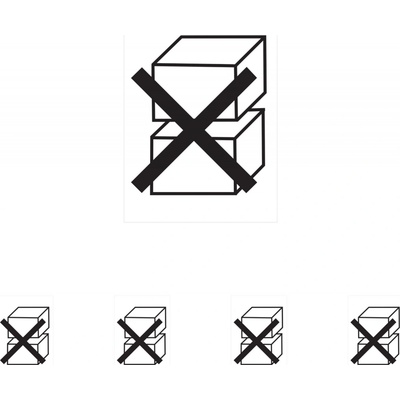 Walteco Nestohovat/Do not stack - piktogram, 70x100mm, samolepka Množství: 5 ks , 20122BP1