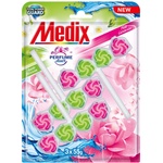 Medix Ароматизатор за тоалетна Medix Perfume Duet Apple & Pink, 55 g, 3 броя (Perfume Duet Apple & Pink)