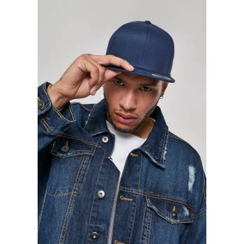 Urban Classics Шапка с козирка в тъмносиньо Organic Cotton Snapback UB-6089OC-00155 - Тъмносин, размер one size