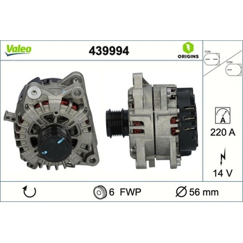 Alternátor VALEO 439994