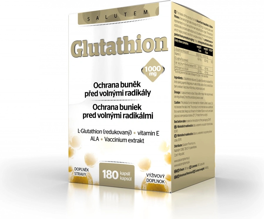 Salutem Glutathion 1000 mg 180 kapsl od 2 879 K - Heureka.cz