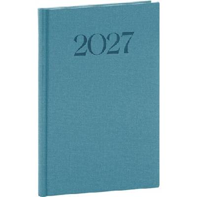 Biella A5 týdenní 2027 modrý
