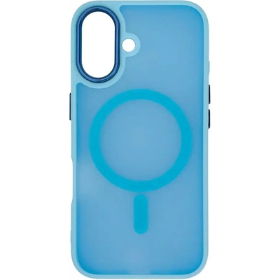 HQWear Кейс Magnetic Collection MagSafe за iPhone 16 Plus, светлосин (Fashion Case MagSafe for iPhone 16 Plus Blue)