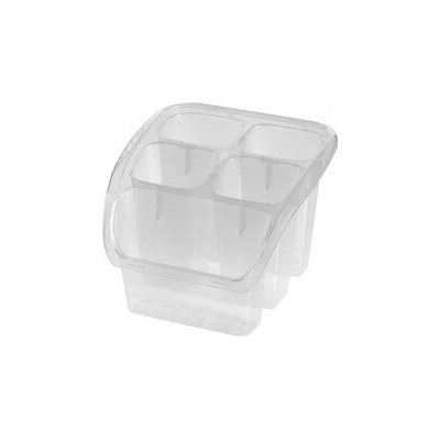 Odkapávač na příbory - 15 x 16 x 11,5 cm -TRANSPARENT