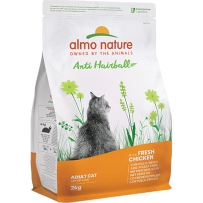Almo nature HOLISTIC cat adult anti-hairball čerstvé kura 2 kg