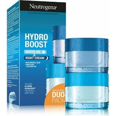 Neutrogena Hydro Boost® Neutrogena Hydro Boost® hydratačný pleťový gél 50 ml + Neutrogena Hydro Boost® hydratačný nočný krém 50 ml