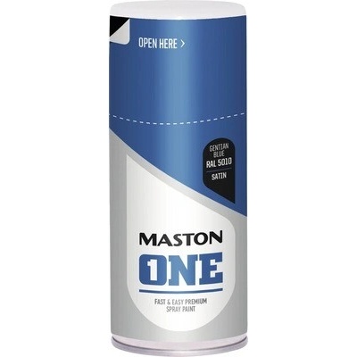 Maston one lak v spreji Satin RAL5010 150 ml horcovo modrý
