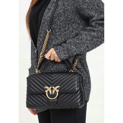 Pinko kabelka Love Classic Puff Cl AI 23-24 PLTT 100038 A0F2 čierna