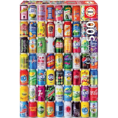 Educa Soft Cans 500 dielov + Fix lepidlo