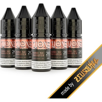 Lions Fifty Booster VG50/PG50 5x10 ml 20 mg